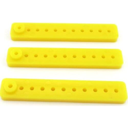 5pcs/lot 10*60mm Plastic Strip with Hole DIY Hand Generator Accessories Rocker Arm Crank Connecting Rod