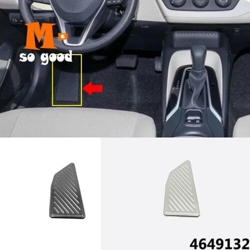 Interior Styling Accessories Sticker Shell Trim Stainless Steel 2019 2020 for Toyota Corolla E210 Internal Car Rest Pedal Cover