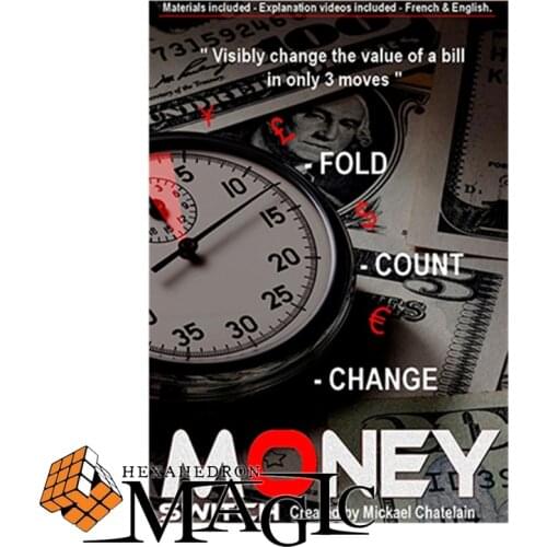 Free shipping! Money Switch (with gimmicks) by Mickael Chatelain close up Street mentalism Classic card comedy magic tricks