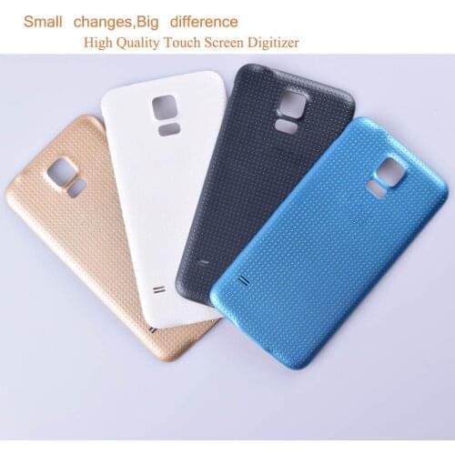 10Pcs/lot For Samsung Galaxy S5 i9600 G900F G900H SM-G900F G900 Housing Battery Cover Back Cover Case Rear Door Chassis Shell