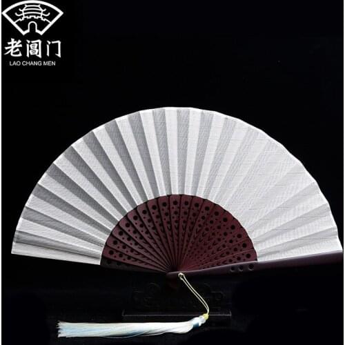 Flowers silk national fan ancient foldable fan Classic womens Hanfu fan womens fan Hanfu fan ancient Fengliu Su