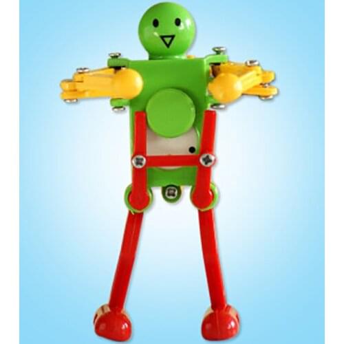 Kids Dancing Robots Gymnastics Toys for Children Clockwork Wind Up Toys Baby Birthday Surprises Creative Boys Girls Funny