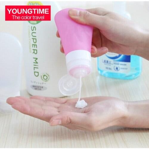 Capacity 37ml 200pcs Travel portable wash shampoo shower gel emulsion silicone packing bottle suit cosmetics