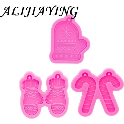 Crutch bow/Gloves Earrings art diy Molds, Epoxy Resin Mold, Silicone Mould DIY Resin Crafting Jewelries DY1017