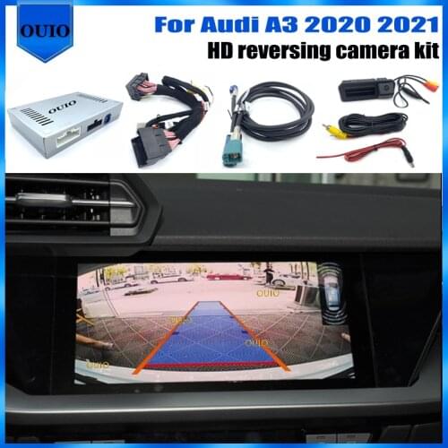 Video Interface Reversing Camera For Audi A3 2020 2021 Adapter OEM screen upgrade Front Rear Decoder