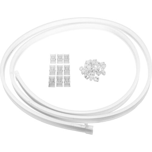 KIWARM 4.5/3m Bendable Curtain Rail For Windows Visible Track for Nano Silence Cuttable Curtain Accessories Caravan Home Decor