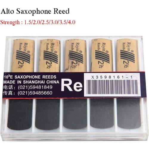 10pcs Clarinet Reeds Set Bb Tone Strength 1.5/2.0/2.5/3.0/3.5/4.0 Wind Instrument Reed Instrument Parts For Saxophone