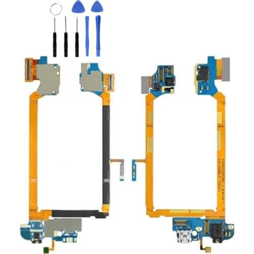 New USB Charging Port Jack Dock Plug Connector Charge Board Flex Cable Mobile Phone Parts FOR Lg G2 D802