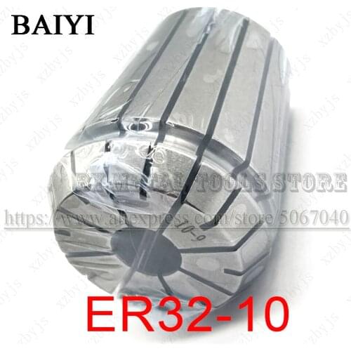 Precision Spring Collet ER32-10 CNC Lathe Milling Machine Chuck High Accuracy Tool Holder ER32-10mm 0.008mm precision Collets