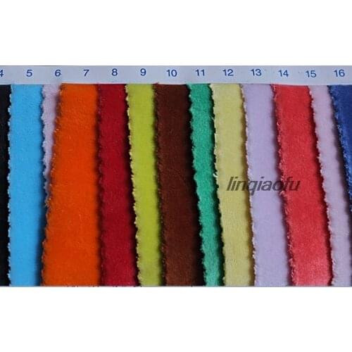 Spandex crystal super soft fabric, high-end clothing lined with warm short plush fabric