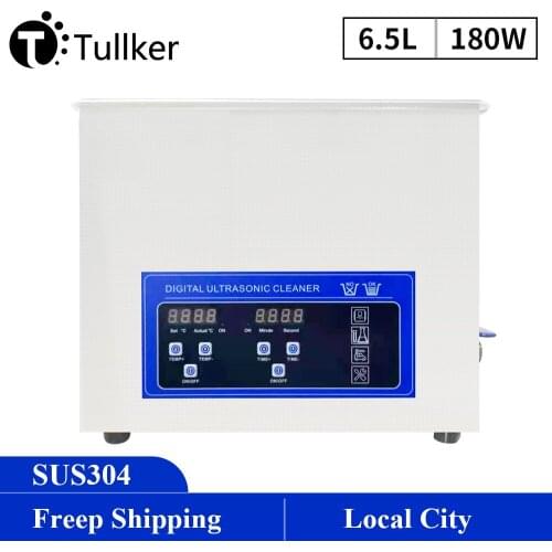 Stainless Tank Ultrasonic Cleaner Bath Clinic Tool Golf Ultra Sonic Washing Carbon Chain bullets Shell Optical Parts Cleaning 6L