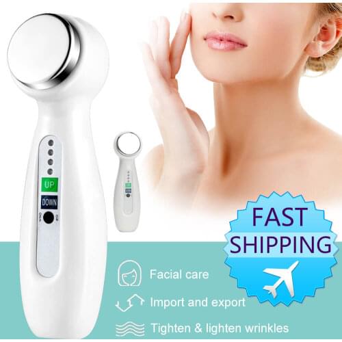 Ultrasonic Body Vibration Massager Facial Lift Skin Tightening Deep Care Acne Wrinkle Fat Removal Beauty Slimming Device Remover