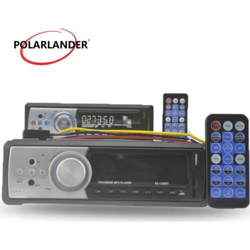 In Dash USB/SD/MMC Card Reader Aux Input 1 DIN FM Receiver MP3 MMC WMA Radio Player Bluetooth Remote Control Car Audio Stereo