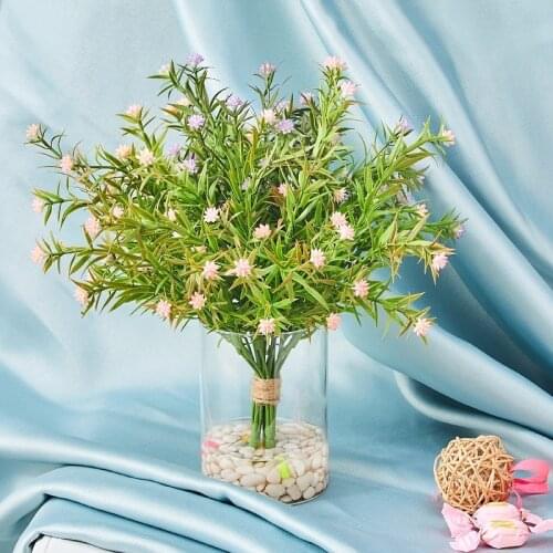 1pc plastic small stars Artificial flowers DIY Wedding Party Home Decoration Fake Flower Plant