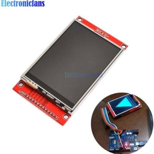 3.2 inch 320*240 TFT LCD Module Display Screen with Touch Panel Driver IC ILI9341 240(RGB)*320 SPI Interface (9 IO) for MCU