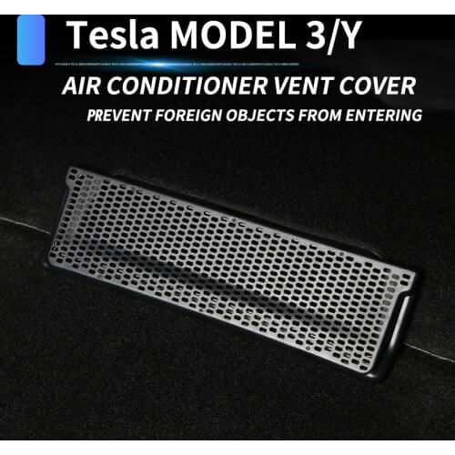 For Tesla Model Y 2021 Accessories Air outlet cover under seat, dust cover, interior decoration car accessories