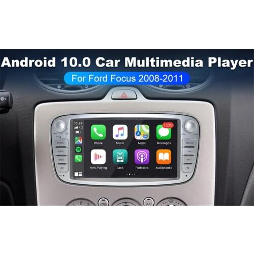Car Android 2 Din Radio Tape Recorder Car Multimedia player Headunit For Ford Focus S-Max Mondeo Galaxy C-Max 2008-2012 Carplay