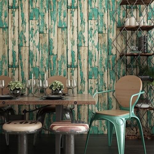Beibehang Retro wood imitation grain papel de parede 3d flooring wallpaper for wall 3d papier peint mural wall papers home decor