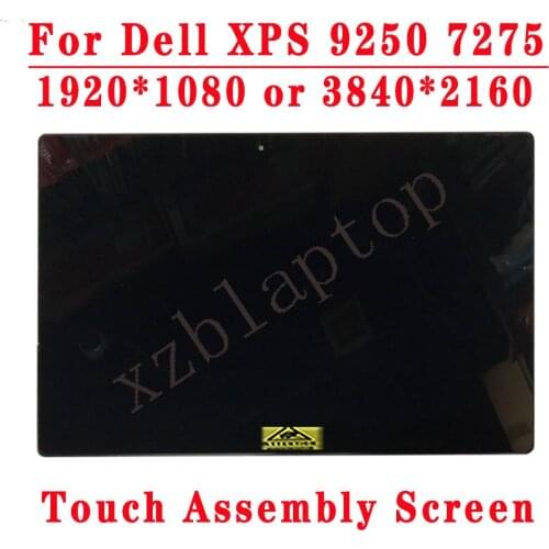 12.5" LCD Touch Screen For Dell XPS 12 9250 FHD 1920X1080 LQ125M1JW31 OR UHD 3840X2160 LQ125D1JW31 Touch screen LED LCD Assembly