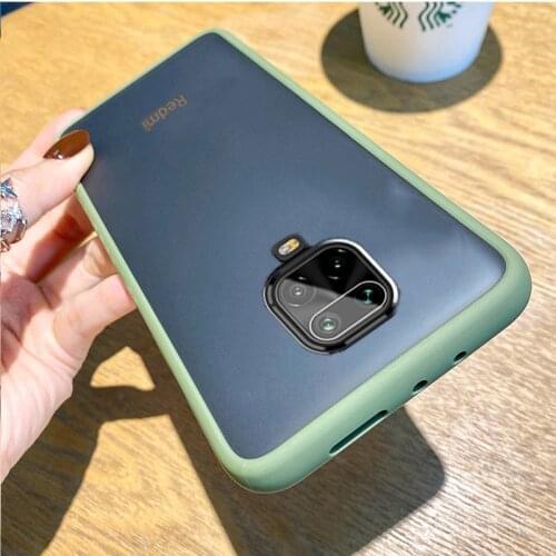 For Xiaomi Redmi Note 9S Case Hard PC Transparent Skin shockproof Protective Back Cover case for xiaomi redmi note 9 pro max 9s