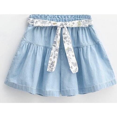 Girls Denim Shorts Summer Fashion Stylish Costume Pants Casual Children Jeans Shorts Pants Clothing Old Kids For 2-10 Years