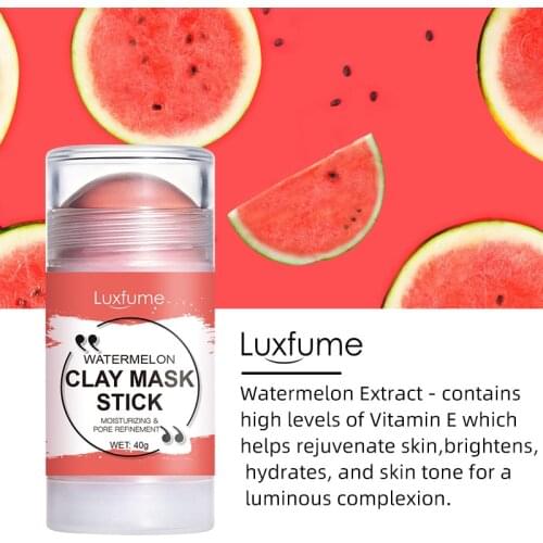 Luxfume Mud Mask Stick Cleansing Solid Mud Mask Moisturizing Nourish Skin Tone Smear Type Anti-Acne/Acne Face Skin Care TSLM2