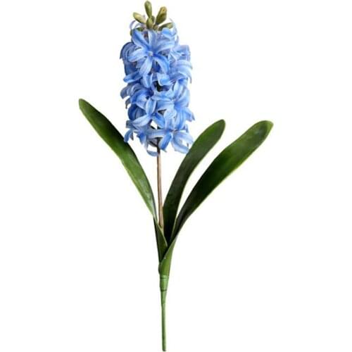 Artificial Hyacinth Plants Romantic And Warm Decorations Simulation Flower Plastic Material: PE Real Touch Hyacinthus Orientalis