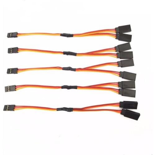 60 Core Y Extension Wire Cable 15cm 20cm 30cm 45cm 60cm Servo Futaba JR Plug 5pcs RC Servo Extension Cord Cable Wire Lead Drone