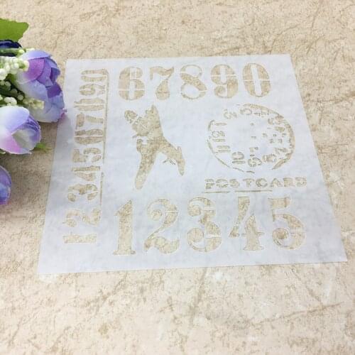 1 Sheet Layering Stencils for DIY Scrapbooking/photo album Decorative Embossing DIY Paper Cards Crafts 04