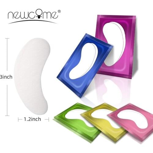 Newcome 20/50/100 Pairs Eyelash Extension All Color Eye Gel Pads Grafted Eye Stickers Eyelashe Extension Paper Patch Makeup Tool