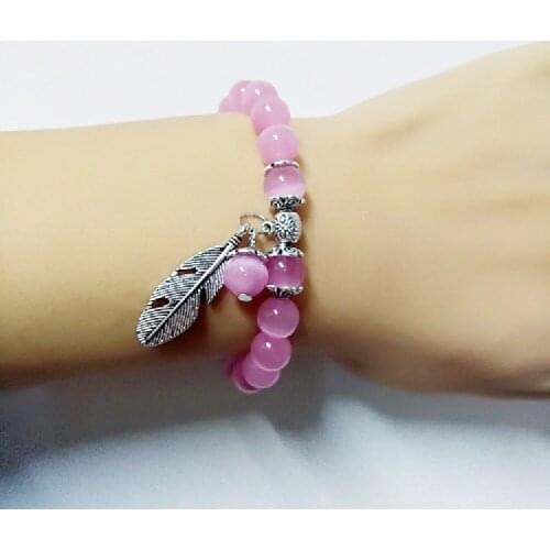 New Natural Opal Bracelet Female Ethnic Style Ladies Fashion Handmade Beaded Hand Jewelry