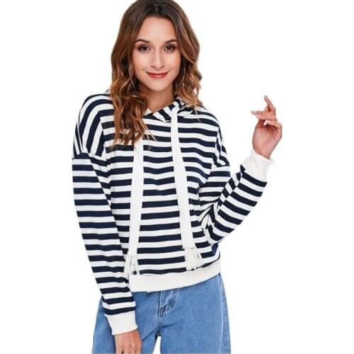 Parent-Child Outfit Sweatshirts Family Clothes Autumn Mother Kids Long Sleeve Stripe Hoodies Tops Family Matching Outfits