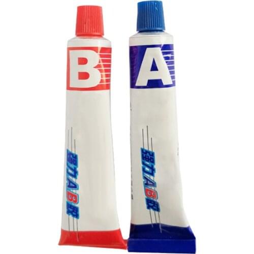 Industrial Heat Resistance Cold Weld Metal Repair Paste Metal Paste Cream 2pcs Glue Set Universal Dropshipping