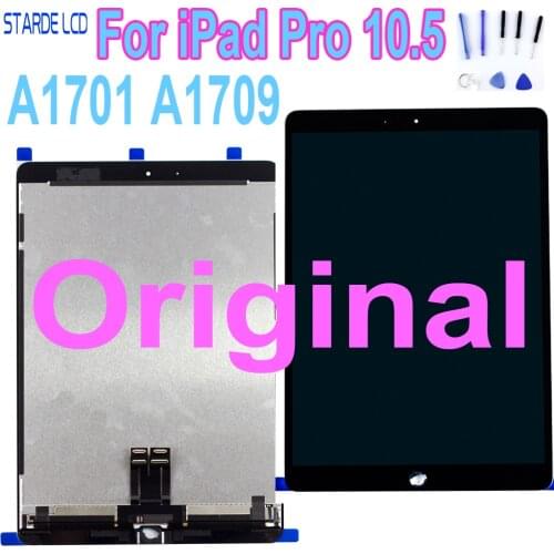 STARDE AAA Quality Replacement LCD For iPad Pro 10.5 A1701 A1709 LCD Display Touch Screen Digitizer Assembly 10.5" Black White