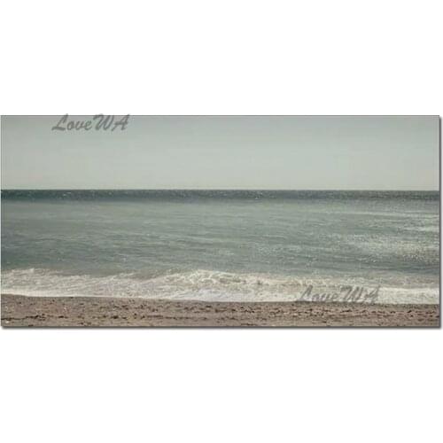 Modern 100% Hand Painted Acrylic Oil Painting Pieces Handmade New Abstract Seascape Wall Decor Canvas Art Hot Selling Paintings