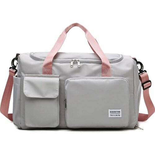 Gym Bags for Women Fitness Female Yoga Bag Training Shoulder Handbag Nylon Sport Luggage Bags For Men 2021