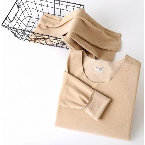 Thermal Underwear Warm Seamless Lace Sexy Winter Shaped Underwear Sets Women