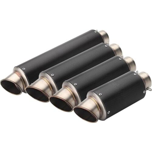 Inlet 61mm Motorcycle Exhaust Muffler End Pipe Motorbike Pitbike DB Killer Moto Escape Universal for Z800 Z900 Z1000 MT10 etc