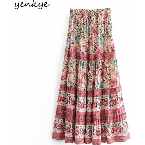 Женские юбки макси Yenkye China At AliExpress