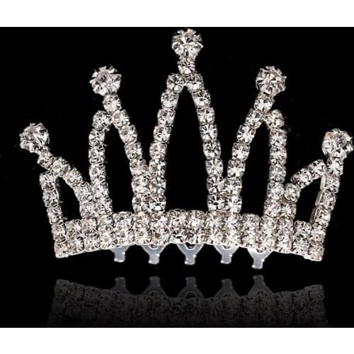 Z 2017 Popular beautiful and trendy bride & cute little girl suitable for the crown hair ornaments is your best choice