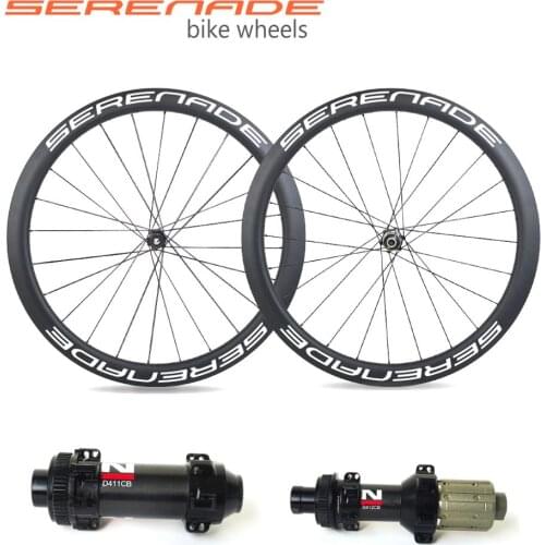 1350 Gr 45mm Deep 25mm or 28mm Wide Disc Brake Road Bike Components Carbon Wheelset Tubeless Novatec D411CB-D412CB