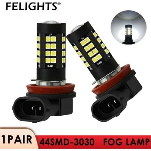 2Pcs H8 H11 LED HB4 9006 HB3 9005 Fog Headlight Bulbs 3030SMD 3000LM 6000K Car Driving Day Running Light Auto Fog Lamp 12V 24V