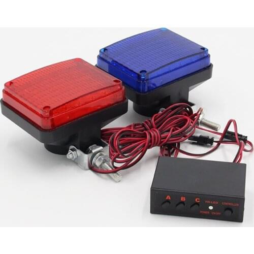 2x 20 led Car Motorcycle Grille Auxiliary warning light Daytime Flashing Signal Police Scooter Led Strobe Safety flashlight 12v