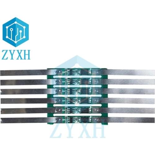 5 PCS/Lot BMS 1S 3.7V 3A 18650 Lithium Battery Charge Protection Board with Nickel Welding For Single 18650 Power Bank Charging