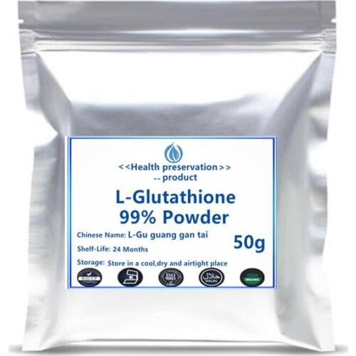 New arrival L-Glutathione powder L-Glutathion reducing (GSH) for body Skin Whitening Dark Black Skin Lightening spots supplement
