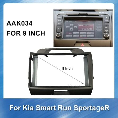 Car radio stereo receiver Face Dash Mount Trim Kit Fascia Frame for KIA Sportage R 2010-2013 Audio Face Dash Mount Fascia frame