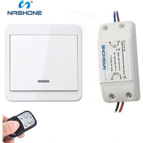 Light Wireless Switch RF 433Hz Remote Control Switch ON/OFF 90-260V Lamp Light Wireless Wall Remote Switch Receiver Transmitter