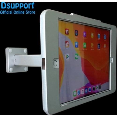 Fit for Ipad 10.2/10.5 pro Desktop & Wall Mount Anti-Theft Case with Security Stand Holder Lock & Rotate Display