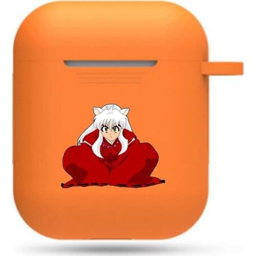 Japan anime Inuyasha boy girls Bluetooth Airpods Earphone Case Protective Headset Cover Headphone Case Earphone case