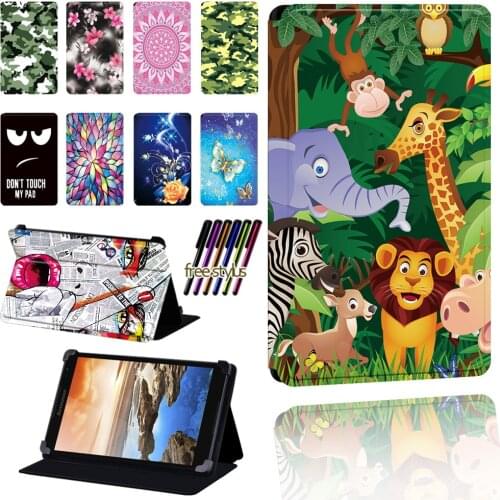 Tablet Case for Lenovo Tab 7" 8" 10" Thinkpad Tablet Drop Resistance Scratch Resistant Capa Tablet Para + Stylus